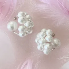 【公式カフ】金属アレルギー対応・コットンパール・まるでイヤリングのようなイヤーカフ（さとう式イヤーカフ）ビューティーカフ