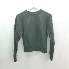 ◇ titivate select カジュアル 無地 シンプル 裏起毛なし 秋冬 長袖 トレーナー サイズS ブラック レディース E  【1307120041364】