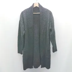 ◇ Live in comfort カジュアル シンプル 秋冬 通勤 長袖 ニットカーディガン サイズM ブラック レディース E  【1307120046109】