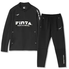 [フィンタ] FINTA サッカー メンズ ハーフジップ ジャージ 上下セット FT7814po