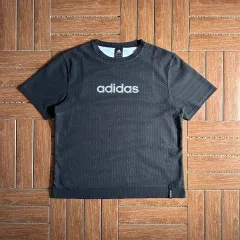 アディダス ロゴ メッシュ 半袖Tシャツ M