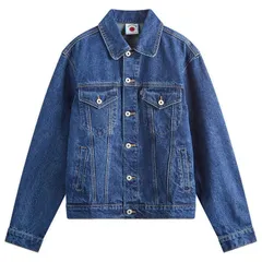 アイスクリーム メンズ アウター ジャケット・ブルゾン デニム Icecream Running Dog Denim Trucker Jacket Indigo インディゴ
