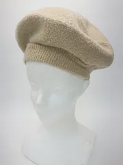 ◇ Direction to get mosh シンプル ニット ベレー 帽子 ベージュ レディース P  【1308240016478】