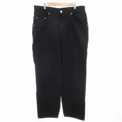 B&Y ユナイテッドアローズ BEAUTY&YOUTH ビューティー&ユース ブラックデニムパンツ ジーンズ ワイド 34 黒 ブラック /UD