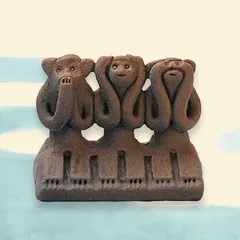 【送料無料！】日本全国まめ郷土玩具蒐集 第四弾 木の葉猿