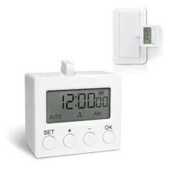 【迅速に発送】スイッチタイマー 指ロボット スイッチ スマートスイッチ スマホ不要 ワイヤレス プログラムモード タイマーモード 長押し 時間設定 1分単位 自動化 繰り返し 24時間 ホワイト