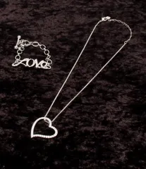美品 スワロフスキー ネックレス ハートモチーフ ブレスレット LOVEモチーフ 2点セット レディース SWAROVSKI