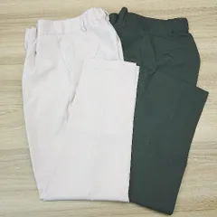 ◇ 《 HOLIDAY ホリデイ まとめ商品 2点セット サイズM ウエストゴム ワンタック ストレッチ パンツ レディース 》 E  【1310130001853】