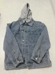 フーデッド デニムジャケット