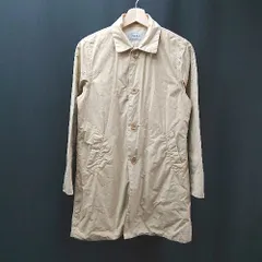 ◇ D.M.G ディーエムジー バックスリット コットン100％ フロントボタン 長袖 コート サイズ2 ベージュ レディース E  【1310130049855】