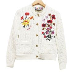 クラネ CLANE 22AW ワイドチェックハンドニット WIDE CHECK HAND KNIT