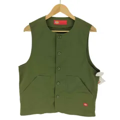 ディッキーズ Dickies 22SS ノーカラー 5ボタン チノ ベスト メンズ  7