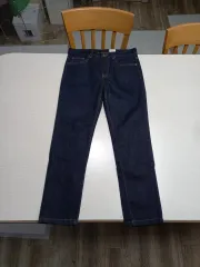 31 新品 mod 9 ワンウォッシュ ストレッチ スリムストレートジーンズ インディゴデニム 31-393