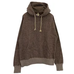 TENDERLOIN テンダーロイン T-PARKA  ロゴ バックプリント 霜降り スウェット パーカー フーディー ブラウン ブラウン系 M【極上美品】【中古】のサムネイル