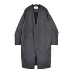 ENFOLD エンフォルド ウールリバーコート ノーカラーコート 36 - メルカリ