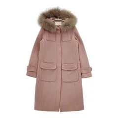 PROPORTION BODY DRESSING Wモッサフードファーコート 121-9252003 サイズ1 コート ピンク レディース プロポーションボディ ドレッシング【中古】5-1219A△のサムネイル