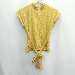 ◇ one after another NICE CLAUP - リブトップス 表記なし マスタード レディース E  【1408060005567】