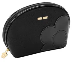 MARY QUANT(マリークワント) シュリンクデイジーパッチ ラウンドポーチL H13×W18×D6cm