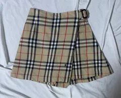 ヴィンテージ BURBERRY バーバリー ノヴァチェック ラップスカート パンツ
