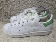 220 アディダス スタンスミス 白 グリーン スニーカー 中古 靴