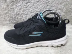 230 SKECHERS スケッチャーズ ブラック スニーカー ゴーウォーク 中古 靴