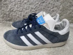 220 アディダス ガゼル ネイビー スニーカー 中古 靴