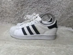 220 adidas アディダス Superstar 白黒 スニーカー 中古 靴