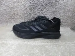 270 アディダス デュラモ10 トリプル ブラック スニーカー 中古 靴