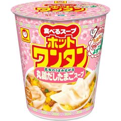 東洋水産 マルちゃん がんばれ！受験生 ホットワンタン 丸鶏だしたまごスープ 12個