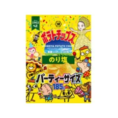 湖池屋 ポテトチップス のり塩 パーティーサイズ 185g×12袋のサムネイル