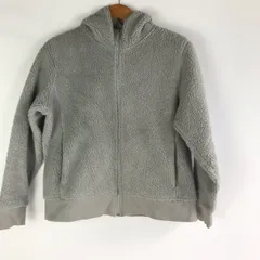 UNIQLO 防風ブロックテックフリースボアパーカー レディース XL グレー 3072202512260047