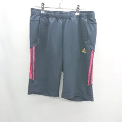 ◇ T adidas アディダス ウエストゴム ジャージ サイズM ネイビー系 レディース E  【1408220056873】