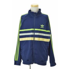 adidas トラックジャケット 80s ネイビー青 極美品サイズ4号 - メルカリ