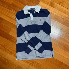 ポロ ラルフローレン ヴィンテージ ストライプ ラグビーシャツ