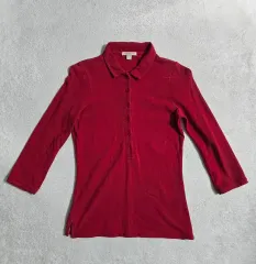 バーバリー ブリット BURBERRY Brit 7分 ポロTシャツ Sサイズ