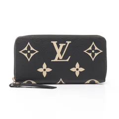 LOUIS VUITTON ルイ・ヴィトン ジッピーウォレット バイカラーモノグラムアンプラント ラウンド長財布