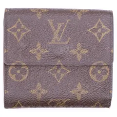 LOUIS VUITTON (ルイヴィトン) モノグラム ポルトフォイユ エリーズ ウォレット 3つ折り財布 ブラウン M61654