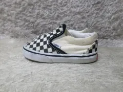 130 VANS チェック スリッポン キッズ 子供靴 中古 靴