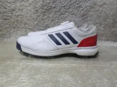275 アディダス cp トラクション ボア ゴルフシューズ 中古 靴 白