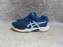 235 アシックス ゲルレゾリューション8 テニスシューズ 中古