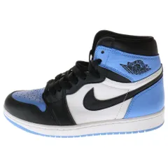 NIKE (ナイキ) AIR JORDAN1 RETRO HIGH OG 555088-134 エアジョーダン1 ユニバーシティブルー ハイカットスニーカー シューズ ホワイト/ブルー US9/27cm