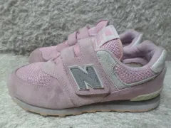 210 ニューバランス 574 ピンク キッズ 子供靴 中古 靴