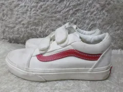 200 VANS オールドスクール スタイル36 バックル キッズ 子供靴 中古 靴