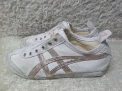 230 オニツカタイガー メキシコ66 スリッポン 白 ローズゴールド スニーカー