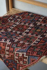 ヴィンテージラグ トルコ クルディスタン ジャジム 1970年代 53 × 49 cm No.TR25233