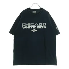 NIKE (ナイキ) CHICAGO WHITE SOX プリント クルーネック半袖Tシャツカットソー ネイビー