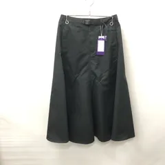 【中古品】THE NORTH FACE PURPLE LABEL ザノースフェイスパープルレーベル NTW5304N STRECH TWILL FLAERED SKIRT 23SS ストレッチツイルフィールドスカート【171-240608-mw-4-tei】