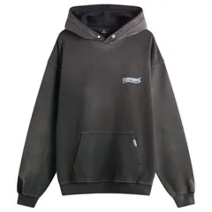 リプレゼント メンズ アウター パーカー・スウェット Represent Showcasing Hoodie Stained Black ブラック