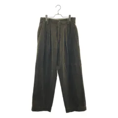 美品】 ziggy chen / ジギーチェン | CORDUROY FRONT PLEAT TROUSERS