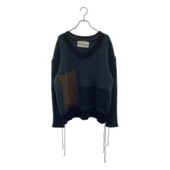 【美品】  ARCHIVIO J.M.Ribot / アルキビオジェイエムリボット | wool knit / KN16/FT / ウール ニット セーター | 46 | black | メンズ